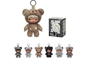 POP MART Hirono Road Journal Series-Plush Doll Pendant Blind Box, HIRONO Blind Box Action Figures, Random Design Collectible 