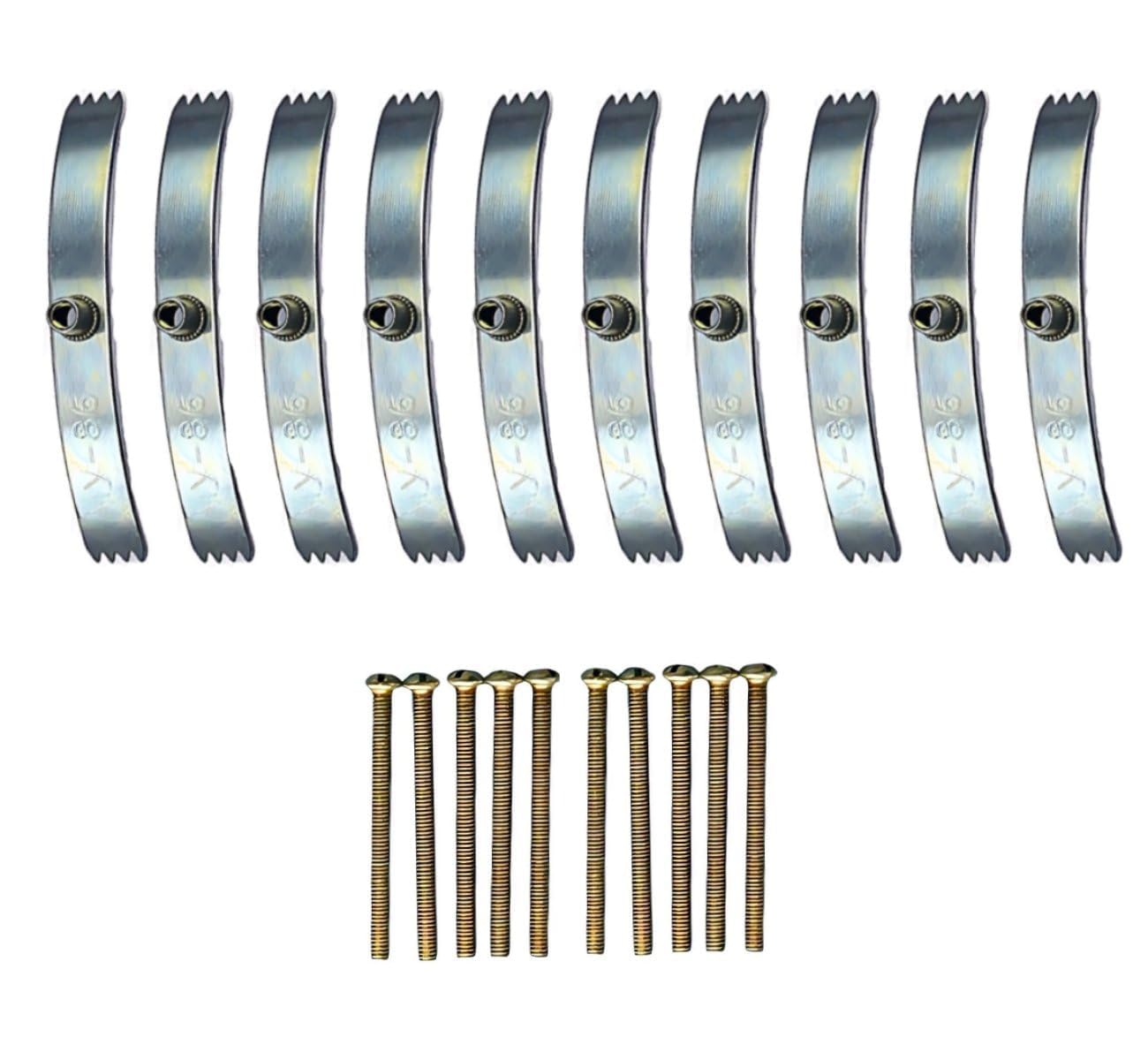 Dzxin Wall Electrical Box Repair Tool, 10Pcs 86 Type Switch Socket Screw Hooks, Wall Box Switch Repair Tool Set with 10 Socket Screws and Adjustable Support Rods