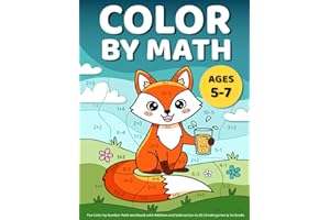Color by Math for Kids Ages 5–7: Fun Color by Number Math Workbook with Addition and Subtraction to 20 | Kindergarten & 1st G