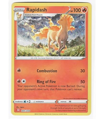 Amazon.com: Pokemon - Rapidash (17/114)