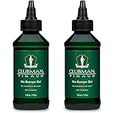 Clubman Pinaud Shave Gel No Bumps After Shave for Men Sensitive Skin 4 Oz 2 Pack