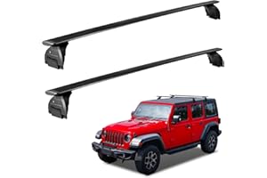 GoAceFit Roof Rack Cross Bars for Jeep Wrangler JK (2007-2018), JL (2018-2026) & Gladiator JT (2020-2026), 220lbs Load Capaci