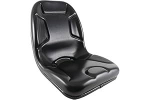 Complete Tractor Seat 3010-0051 Compatible with/Replacement for Kubota B20 Indust/Const, B2100D, B2100E, B2100HSD, B2100HSE, B2150, B2150D, B2150E, B2150HSD, B2100HSE K1253-56100, 530000BK
