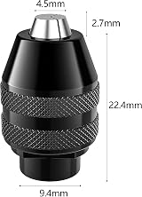 Mellbree 4486 Multi Chuck for Dremel 1 Pack Keyless 0.8-3.2mm Shank Rotary Tool view 5
