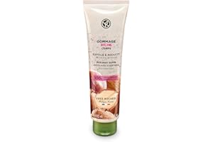Yves Rocher Body Scrub Exfoliating Cream, 100% Natural Botanical Seeds, 5 fl. oz./150 ml tube (Shea Butter)