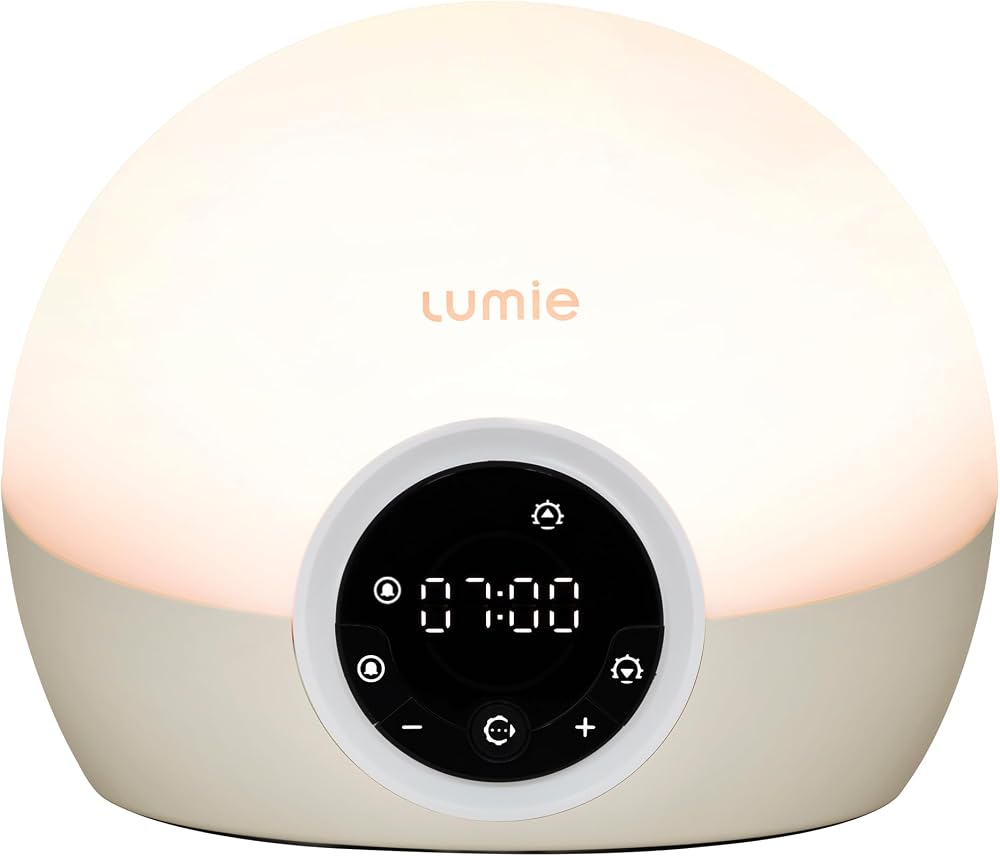 Lumie Bodyclock Spark 100 Wake-Up Light Alarm Clock White Off-White