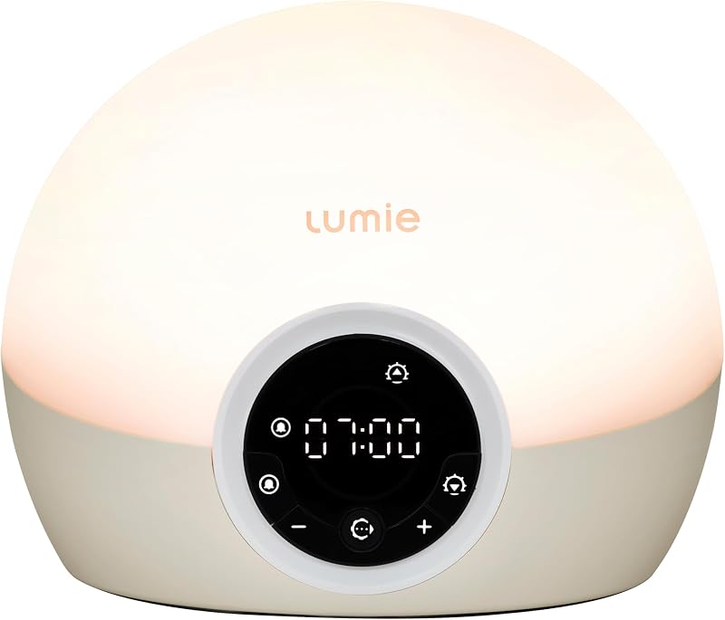 Lumie Bodyclock Spark 100 Wake-Up Light Alarm Clock White Off-White