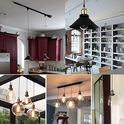 STGLIGHTING J-Type Track Pendant Light Black Weave