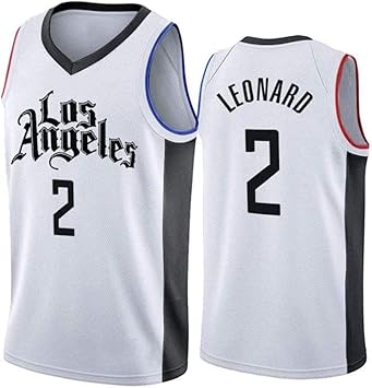 Amazon Co Jp シティエディションカウィレナード2 バスケットボールのユニフォーム クリッパーズのジャージ スイング スポーツ アウトドア