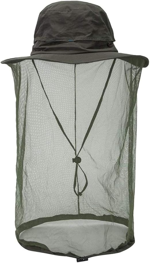 JulySeeYouz Mosquito Head Net Hat, Wide Brim Sun Protection Hats