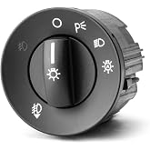 Headlight Switch Headlamp Dimmer with Fog Lights Control 9R3Z11654CA | Instrument Panel for 2010-2014 Ford Mustang,2009-2019 Ford Flex,2010-2012 Fusion,2010-2011 Mercur Milan,2012 Lincol Mkz