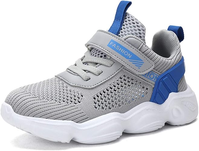 Amazon Zhongyi スニーカー キッズ シューズ 子供靴 マジックテープ 軽量 通気 防滑 女の子 男の子 かわいい おしゃれ3色 通園通学 運動 シューズ バッグ