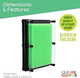Global Gizmos Glow in the Dark Pin Art Impression Toy 18x13 cm view 3