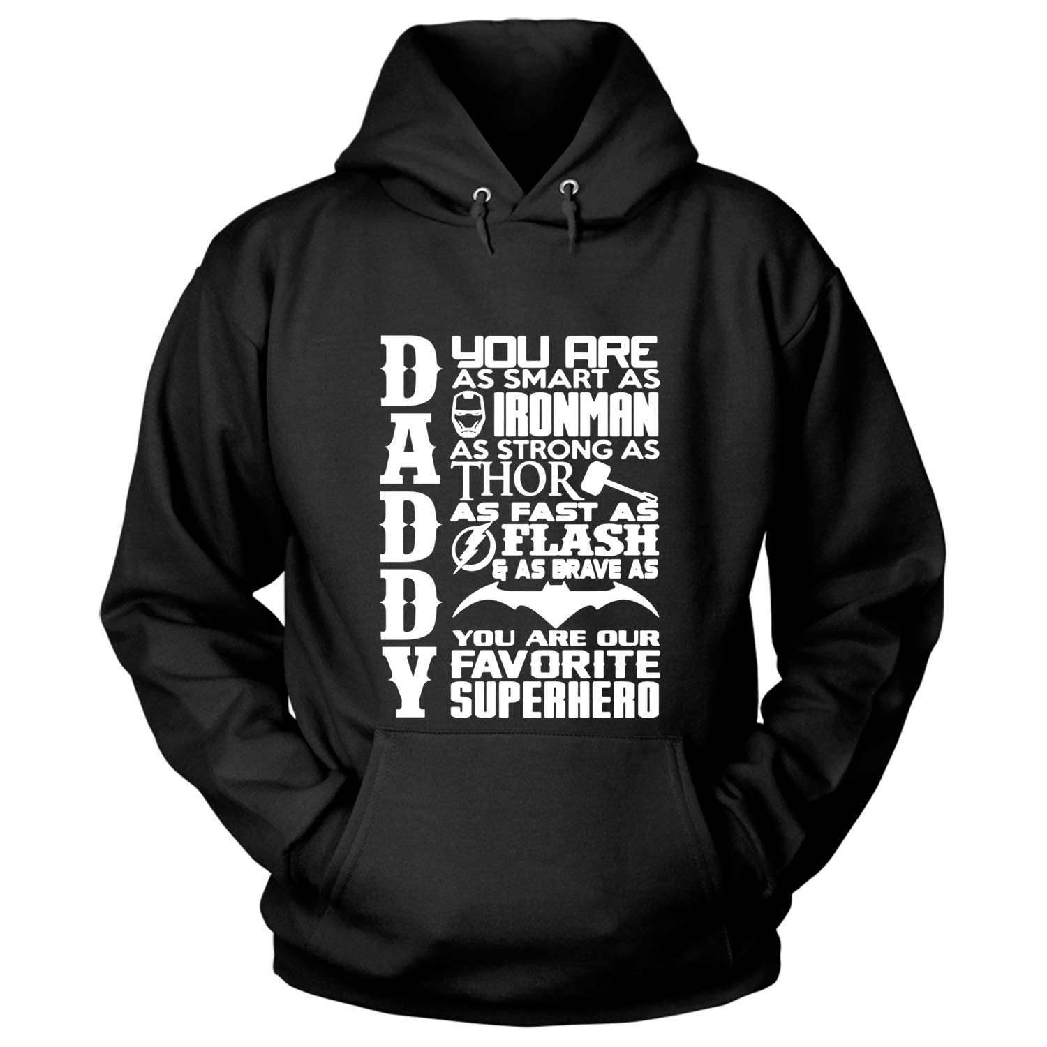 Daddy You Are As Strong As Thor, Superhero Dad T Shirt