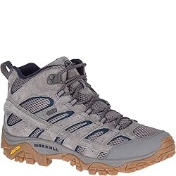 Merrell Men's Moab 2 MID WP Hiking Shoe, Charcoal, 10