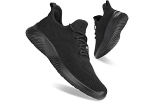 Flysocks Mens Slip On Sneakers Non Slip Work Shoes Lightweight Mesh for Casual Tennis Running Walking Shoes