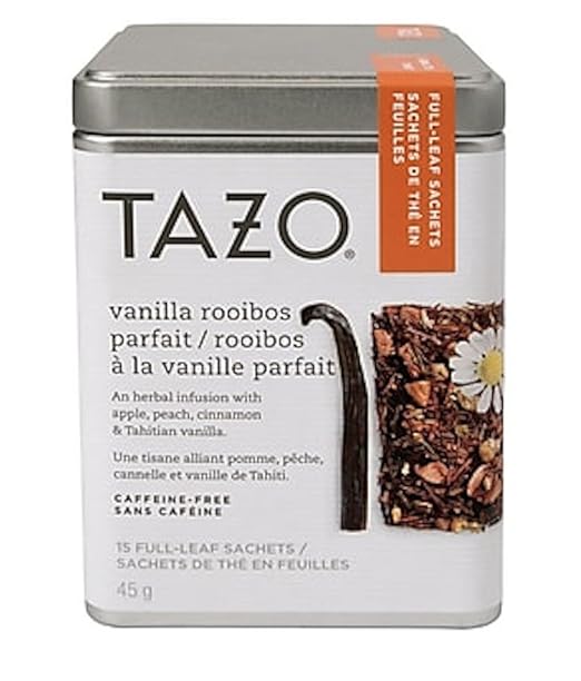 Amazon Com Tazo Vanilla Rooibos Full Leaf Tea 15 Count Sachets Grocery Gourmet Food