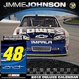 2012 Jimmie Johnson Nascar Wall Calendar by TF Publishing (2011-06-30) by 