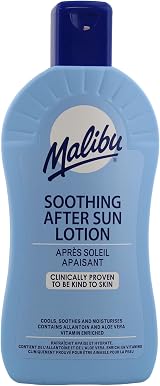 Malibu Sun After Sun Soothing Lotion Aloe Vera Vitamin E Hydrating 400ml