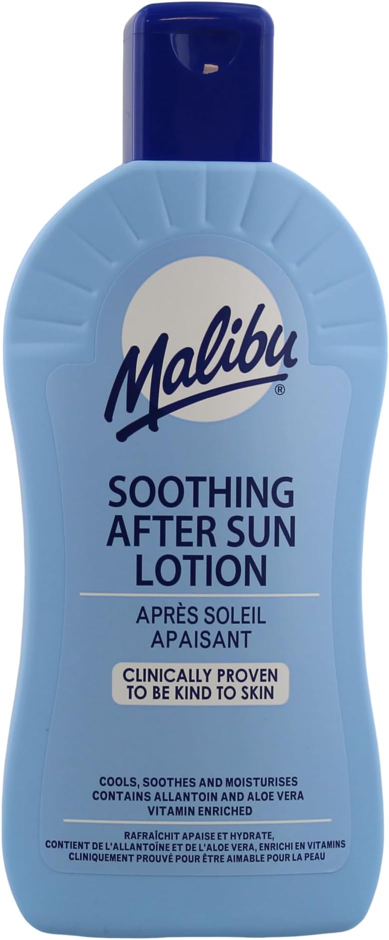 Malibu Sun After Sun Soothing Lotion Aloe Vera Vitamin E Hydrating 400ml