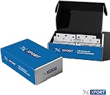 XFORT 3 inch Polished Chrome Ball Bearing Hinges 2 Pairs 40kg Steel Door Hinges view 7