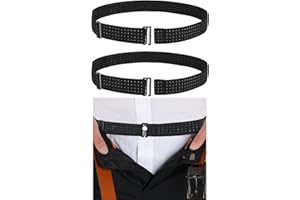 SUOSDEY Shirt Stay Belt, Keep Business Shirt Tucked for Man Women, Adjustable Tuck Belt for Neat Look