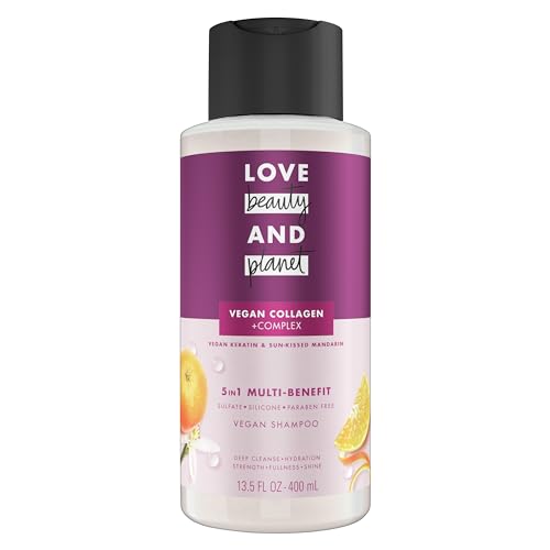 Love Beauty and Planet 5-in-1 Multi-Benefit Shampoo Vegan Kera... 61YoajKeUfL