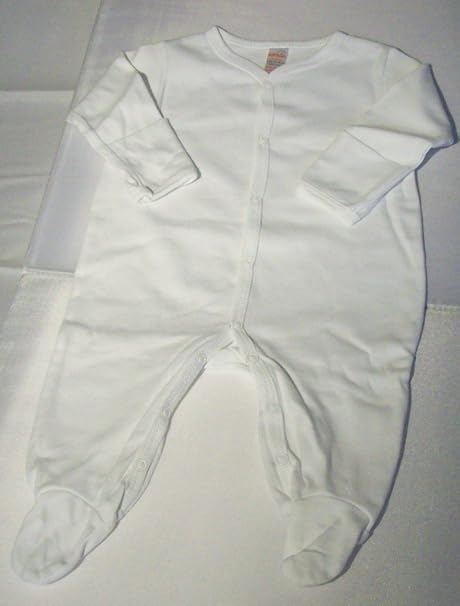 plain white sleepsuits