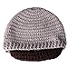 FREE FISHER Unisex Funny Winter Hat w/Fake Beard Detachable Beard Beanie Hand-Knit Hat