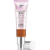 IT Cosmetics CC+ Cream Illumination - Radiant Full Coverage Foundation With SPF 50+, Color Corrector & Hydrating Anti-Aging Serum, Hydrolyzed Collagen + Peptides, Normal to Dry Skin - 1.08 fl oz