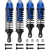 Hobbypark 4PCS Aluminum Front Rear Shock Absorber Assembled for 1/10 Traxxas Slash 4x4 4WD Slash 2WD Upgrade Parts,Replace 58