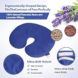 NEWGO Face Heating Mask for Sinus For Dry Eyes Hot Cold Therapy Blue view 3