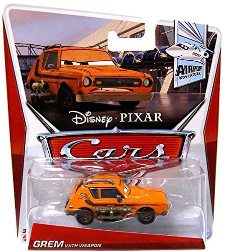Cars 2 Airport Adventure Grem with Weapon 1:55 Scale Die Cast Vehicle