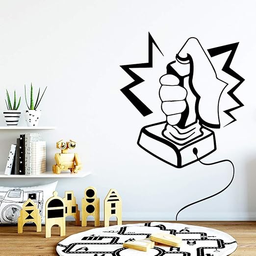YuanMinglu Juego diseñado Vinilo removible Aplique Sello Mural ...