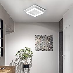 CANEOE 24W Square Hallway Light, Modern Flush Mount