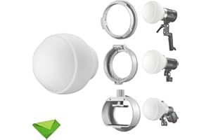 Godox ML-CD15 Flash Diffuser Modifier Bundle Diffusion Dome for V1S V1C V1N V1F V1O V860III V860II V850III TT685II TT600 TT68