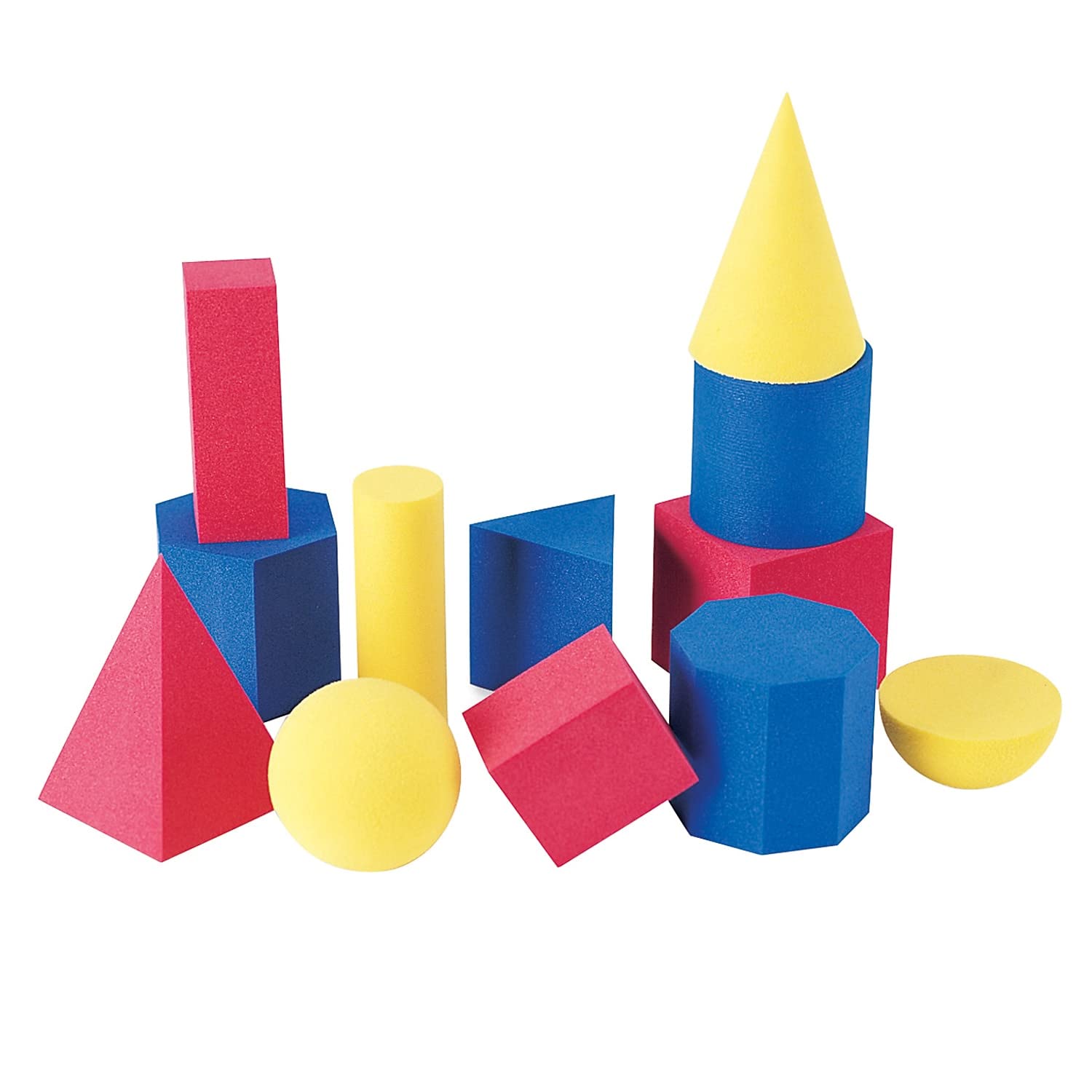 Learning Resources Soft Foam Geometric Shapes (Set of 12)