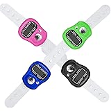Electronic Finger Counter,5 Digit LCD Electronic Digital Display Finger Hand Tally Counter Counting for Golf,Goods Counting,L