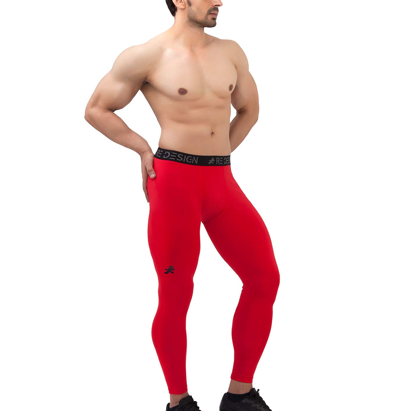 Red mens compression pants Clearance