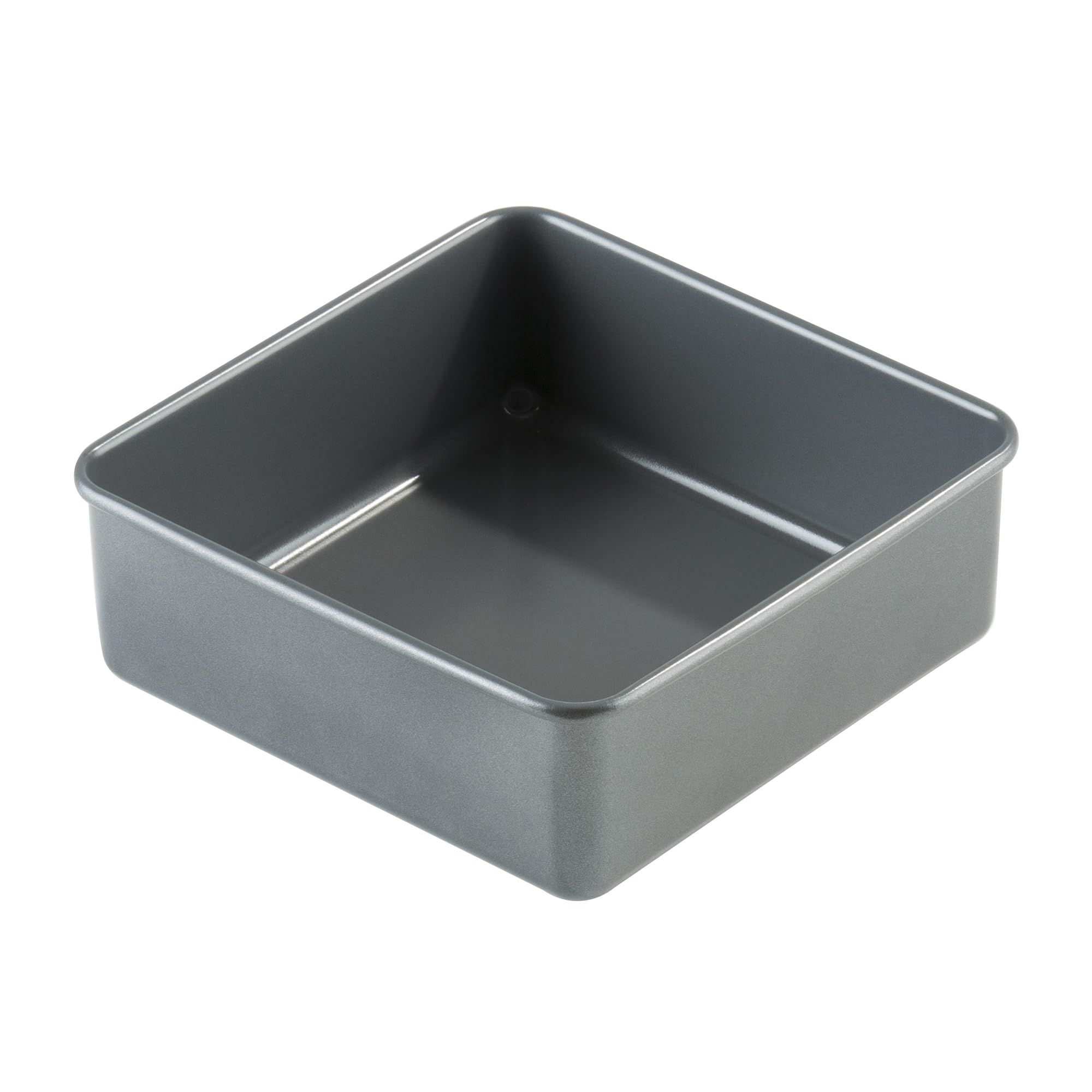 Prochef Non-Stick Teflon Deep Square Cake Tin - Length 22cm x Width 22cm, Silver — image 1