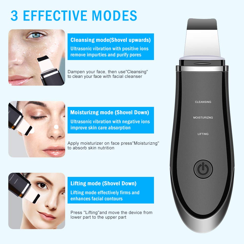 Facial Skin Scrubber YBLNTEK Face Scraper Facial Skin Spatula Derma