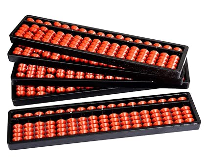 Aadithya Corp -17 Rod Brown Abacus kit - Set of 5
