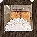Astra shop 300 PCS Lovely Cute Bowknot OPP Self Adhesive Bags in 3 Sizes for Cookie Bakery Candy Biscuit Roasting Treat Gift - 100pcs Each Size