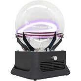 Xenon Glass Ball Musical Plasma Ring Exciters, Music Players, Quirky Gifts, Science Educational (Large Glass Ball)