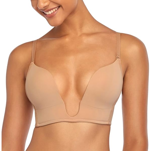 Soutien-Gorge Dos Nu Invisible - Sans Armature & Rembourré - Convertible Pour Robes Dos Nus