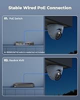 Reolink 4K+ PoE Security Camera RLC-1224A with Spotlight Color Night Vision view 4