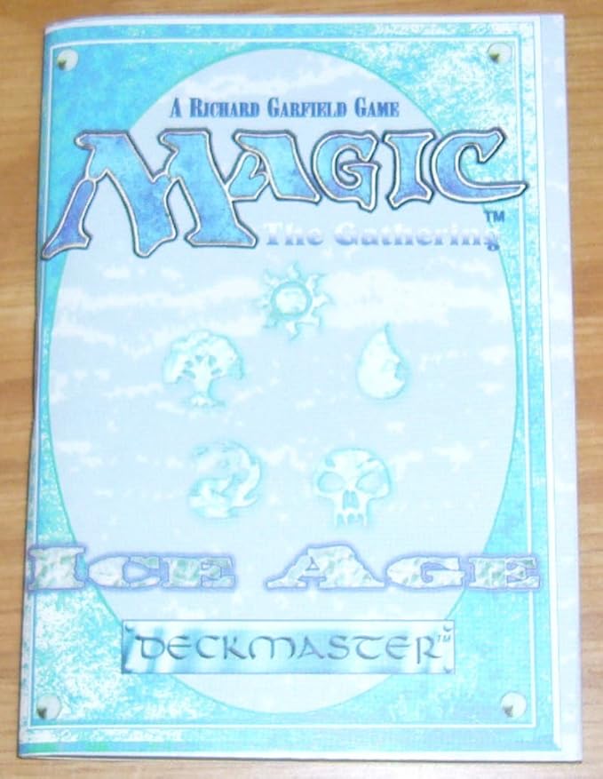 Magic the Gathering Ice Age Rulebook / Strategy Guide vintage mini