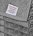 Utopia Towels 30x56 Inches Luxury Cotton Bath Towels, 4 Pack, Dark Grey