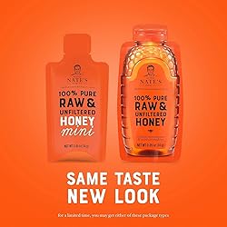 Nate's Honey Minis - Single-Serve 100% Pure, Raw