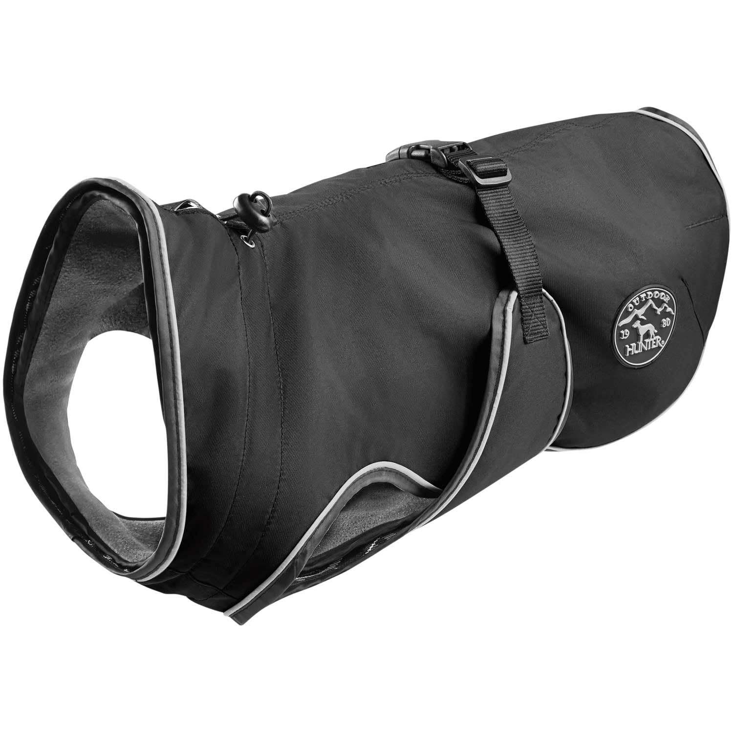 HUNTER Uppsala Dog Coat, 25 cm, Black